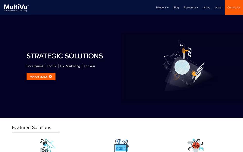 MultiVu website preview