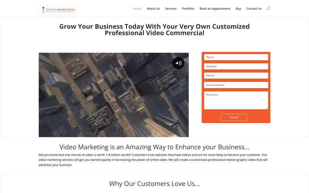 My Digital Video Agency website preview