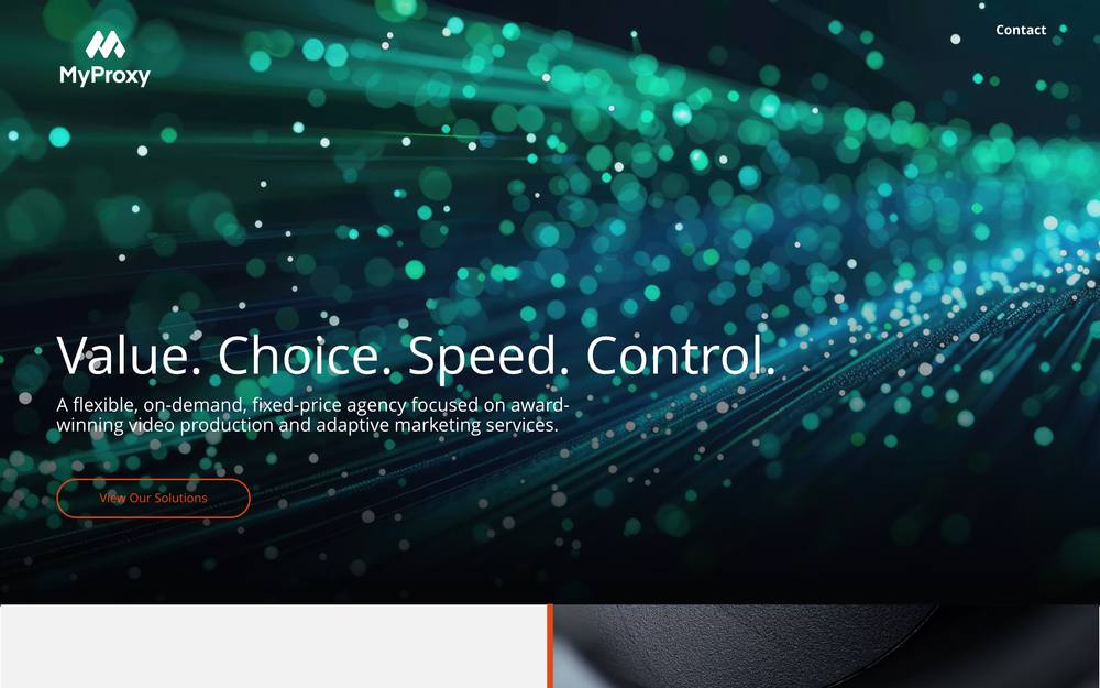 MyProxy website preview