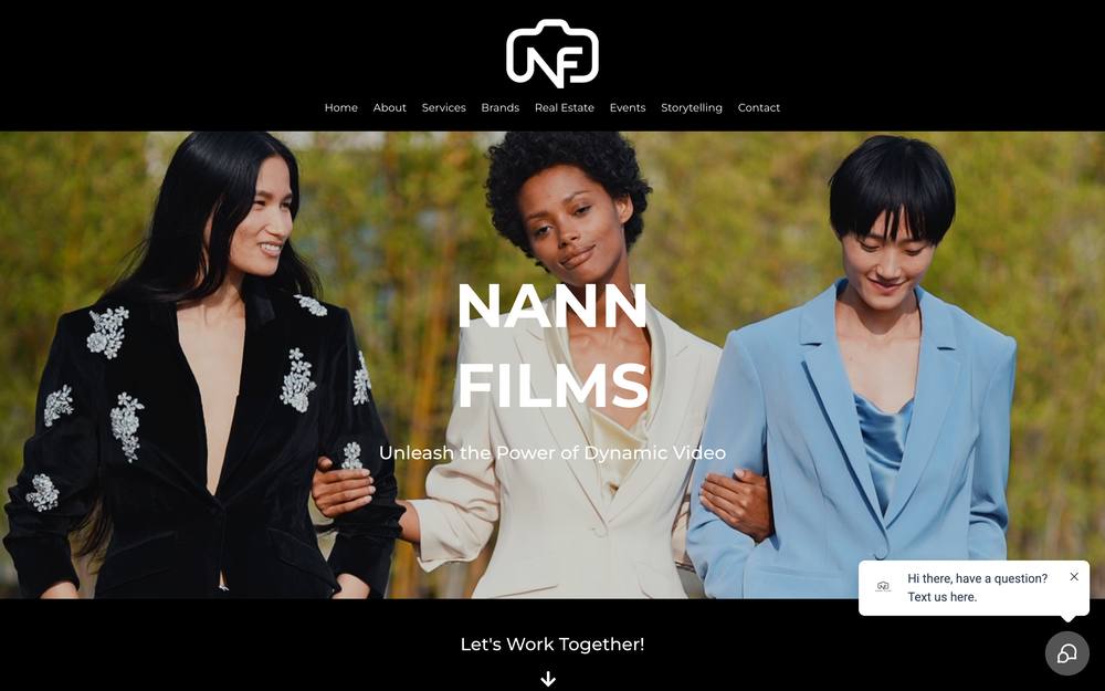Nann Films website preview