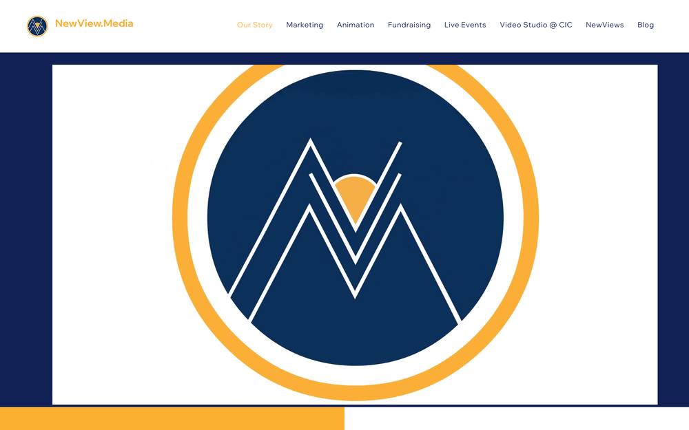 NewView.Media Video Marketing website preview