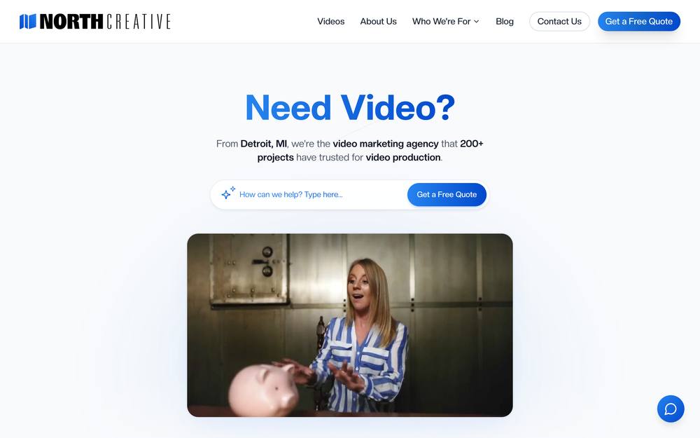 North Creative website preview