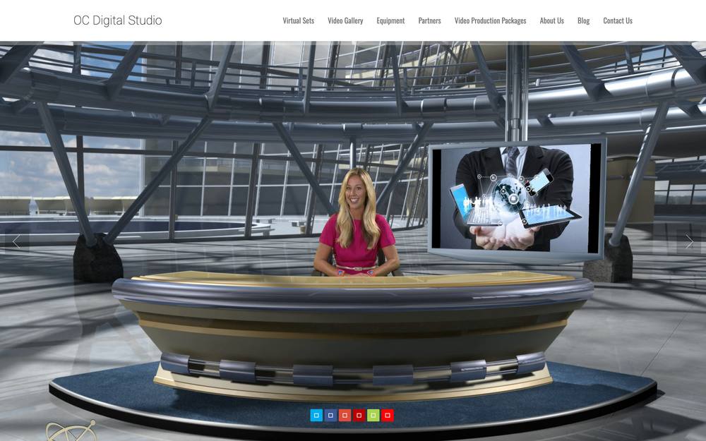 OC Digital Studio website preview