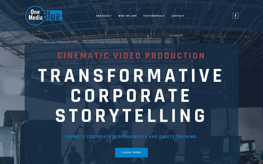 One Media Blue, LLC website preview