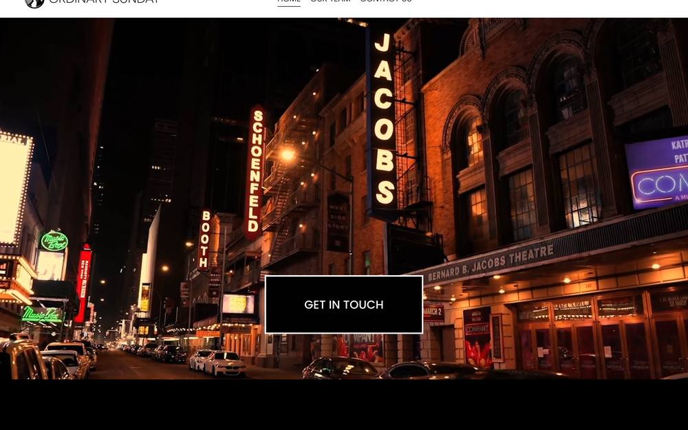 Ordinary Sunday website preview