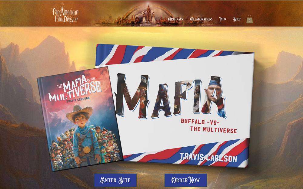 Pan-American Film Division website preview