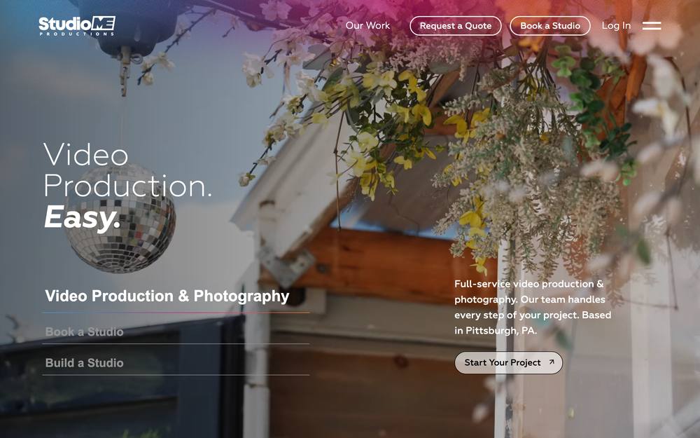 Parish Digital Video Production website preview