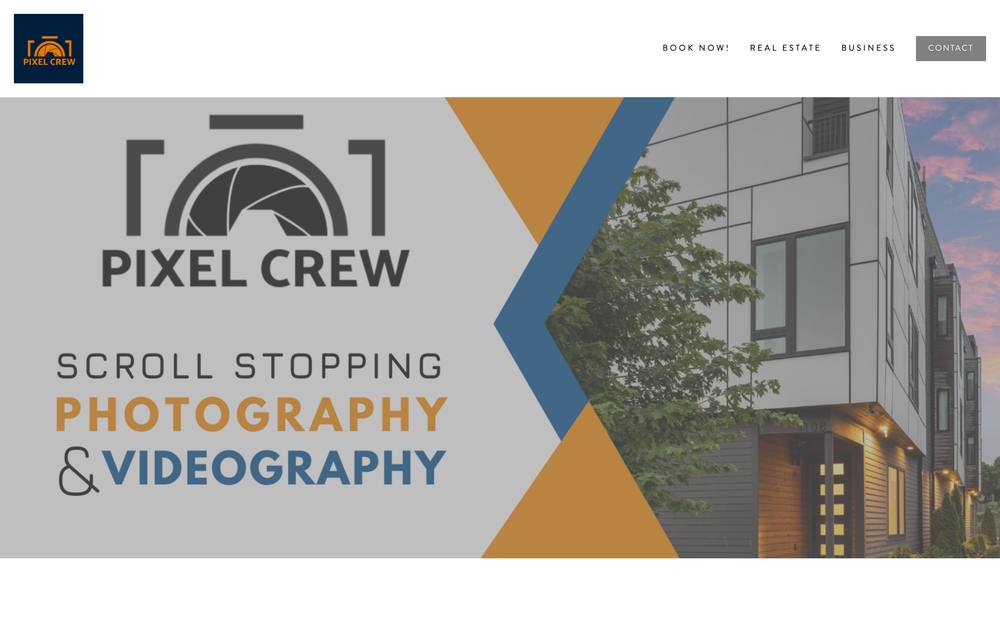 Pixel Crew website preview