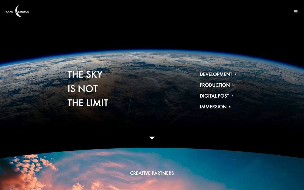 Planet C Studios website preview