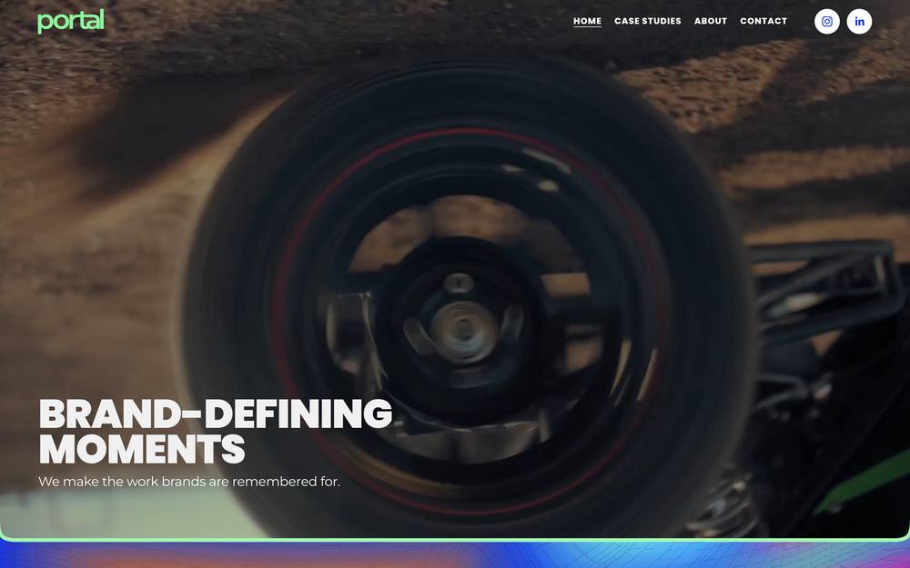 portal film co website preview