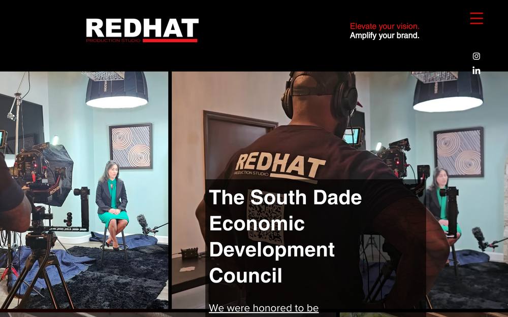 RedHat Production Studio website preview