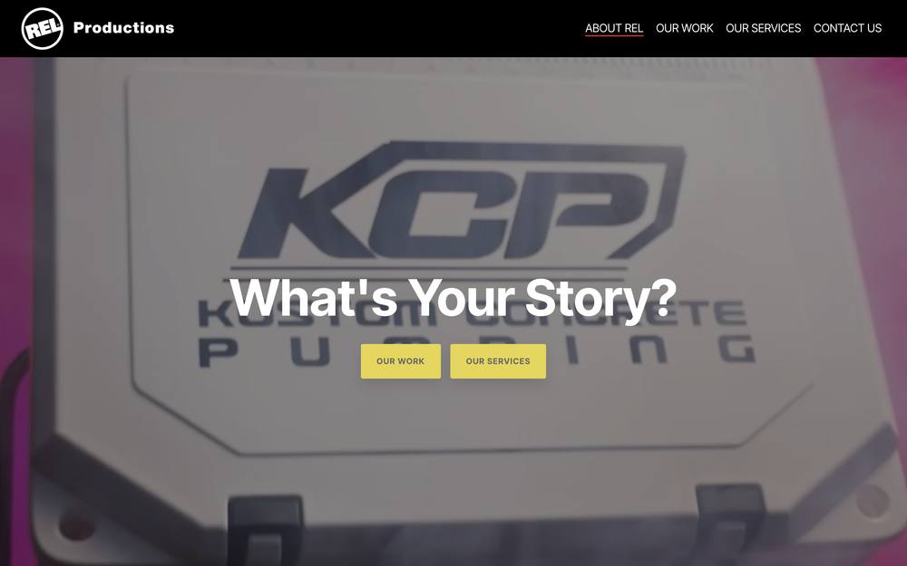REL Productions website preview