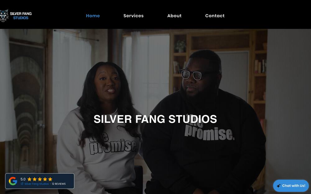 Silver Fang Studios website preview