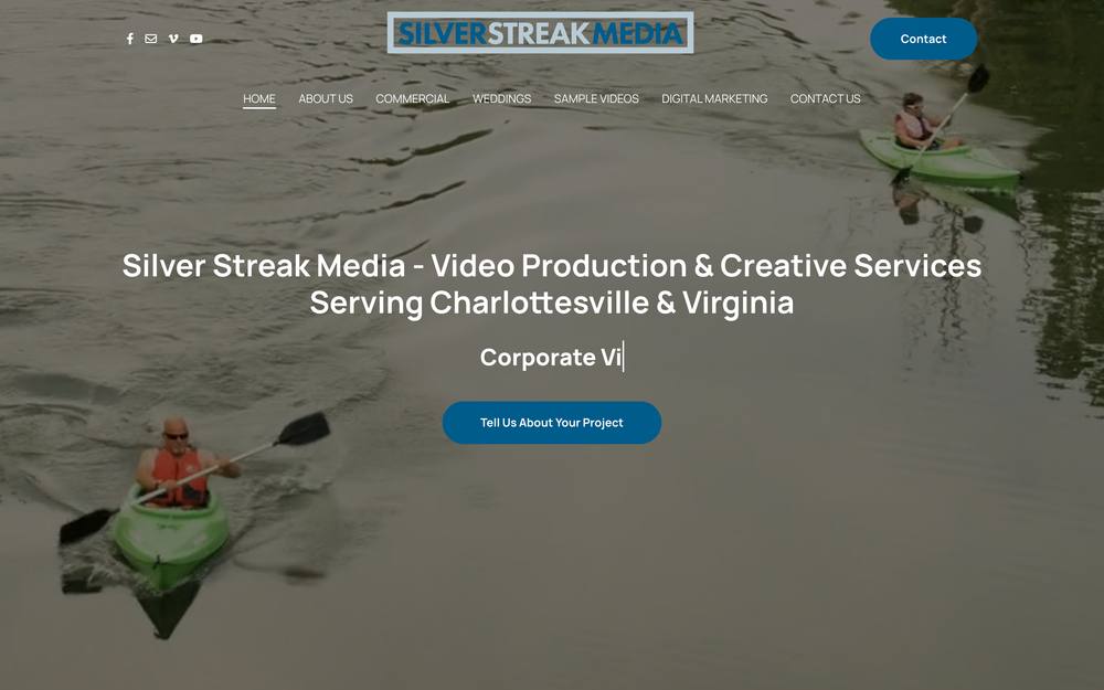 Silver Streak Media website preview