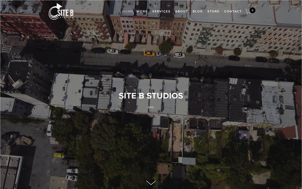 Site B Studios website preview