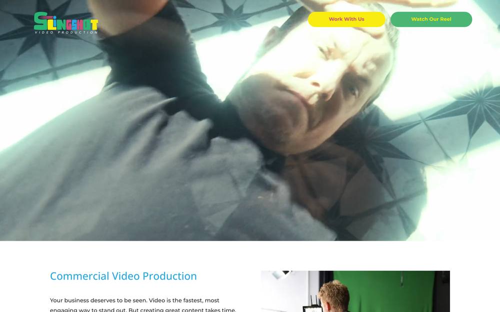 Slingshot Video website preview