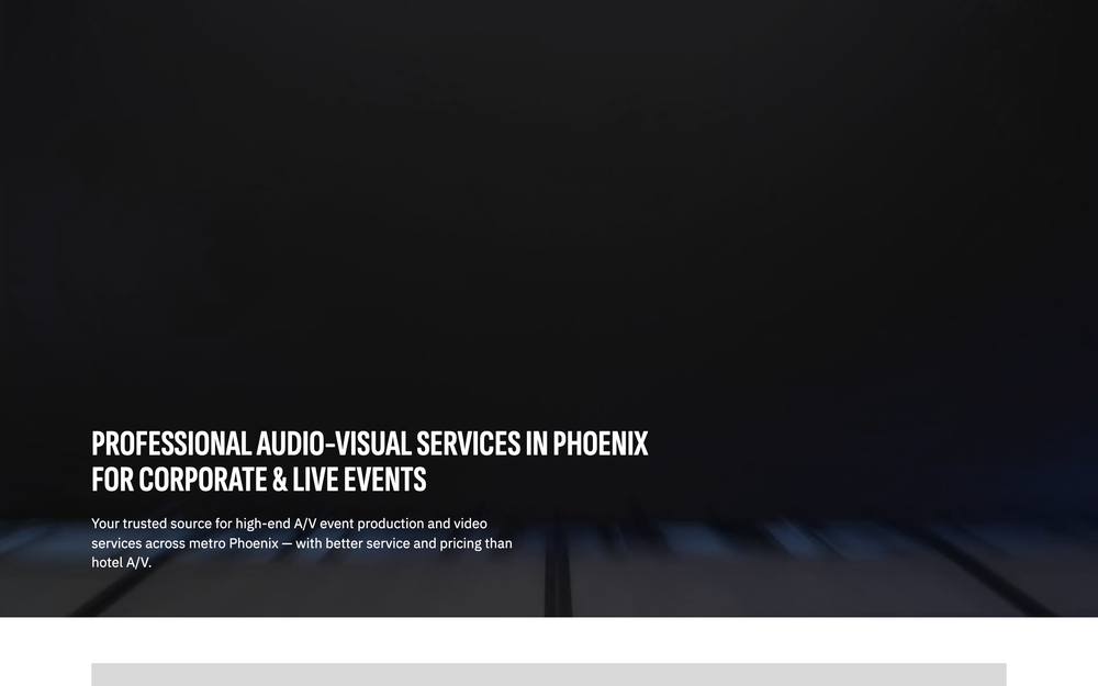 Spectrum Video & Film LTD website preview