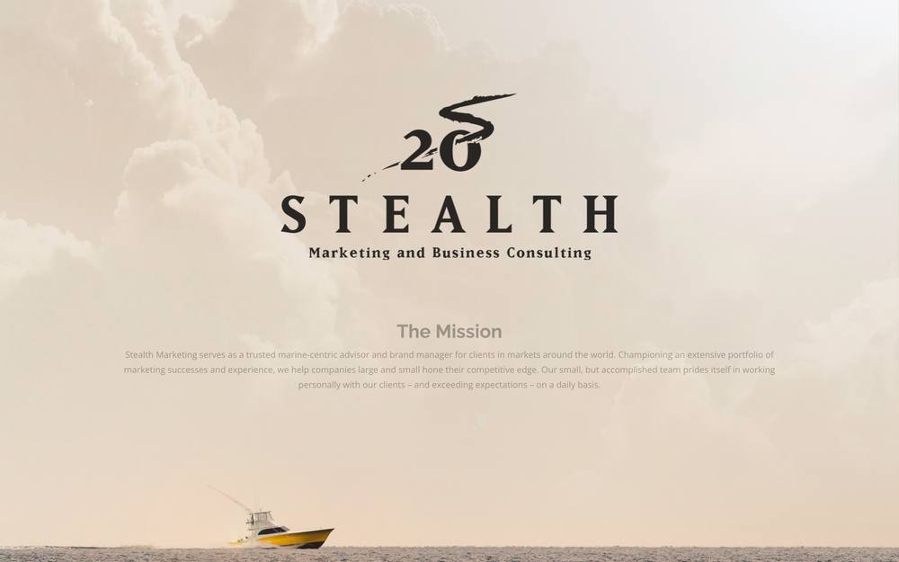 Stealth Advertising, Inc. website preview