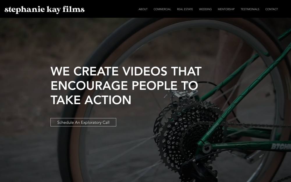 Stephanie Kay Films website preview
