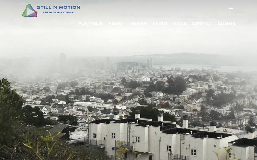 Still N Motion Media Design website preview