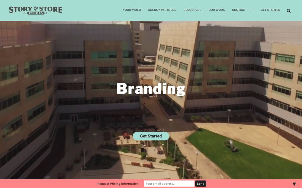 Story Store Media website preview