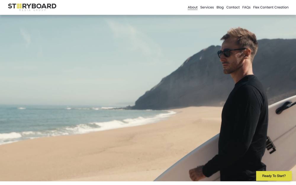 Storyboard Media Group website preview
