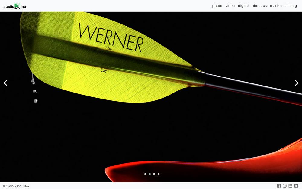 Studio 3, Inc. website preview