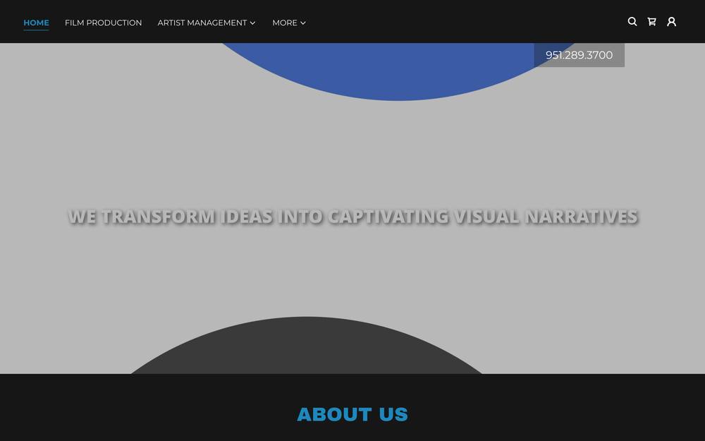 Subtle Insight Entertainment website preview