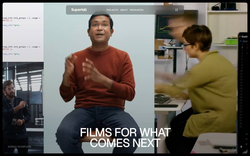 Superlab Film Company website preview