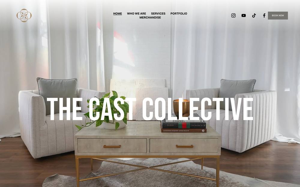 The Cast Collective website preview