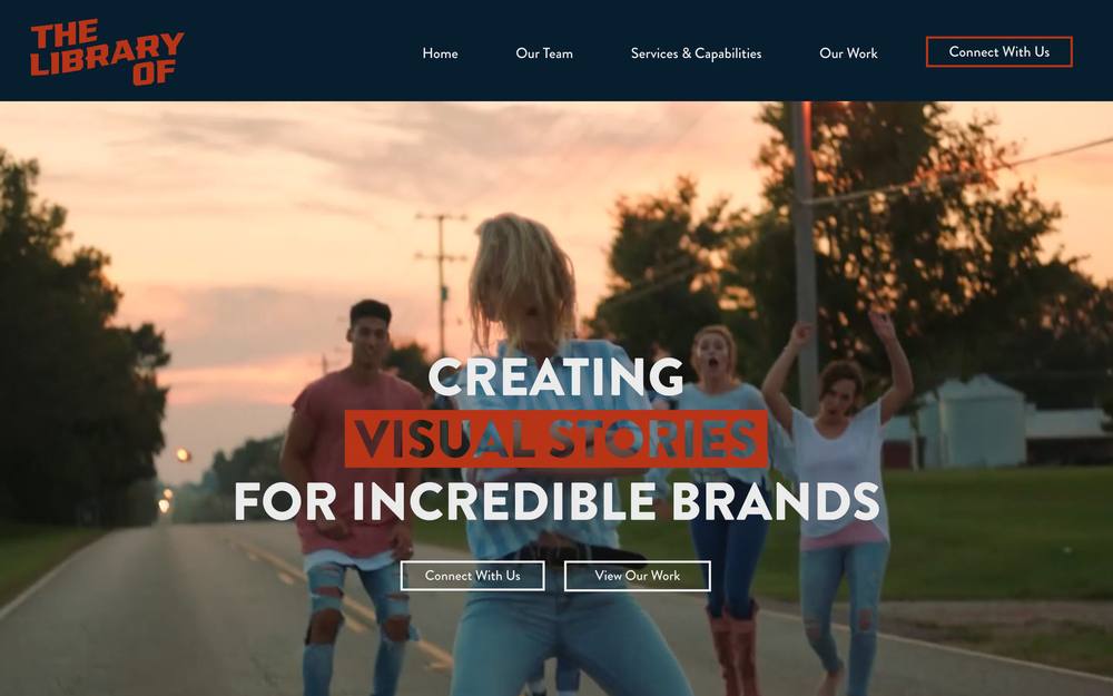 The Library Of website preview