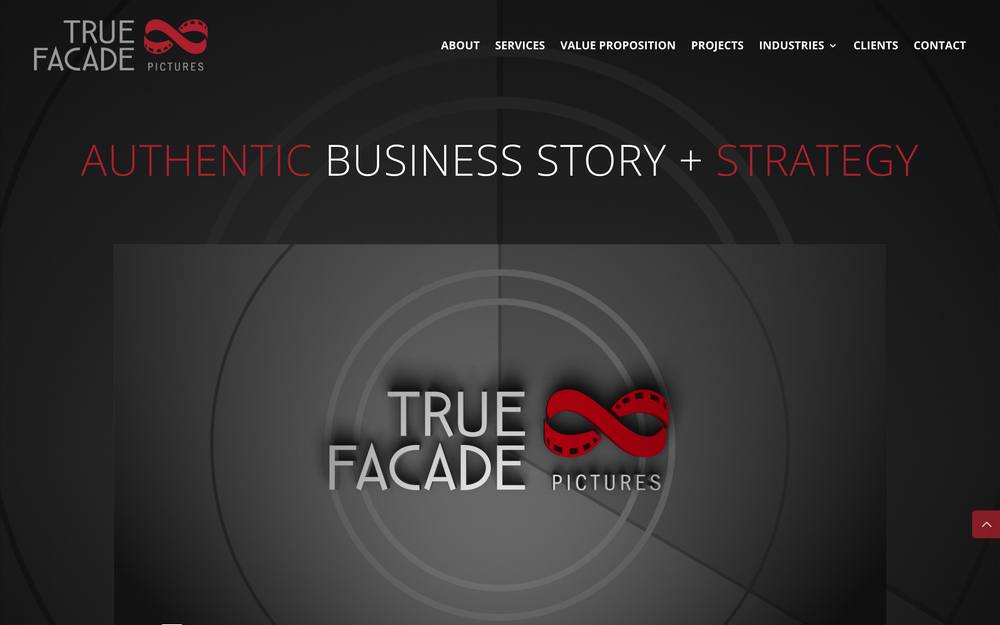 True Facade website preview