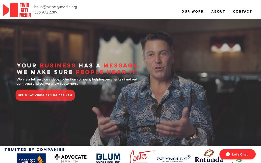 Twin City Media website preview