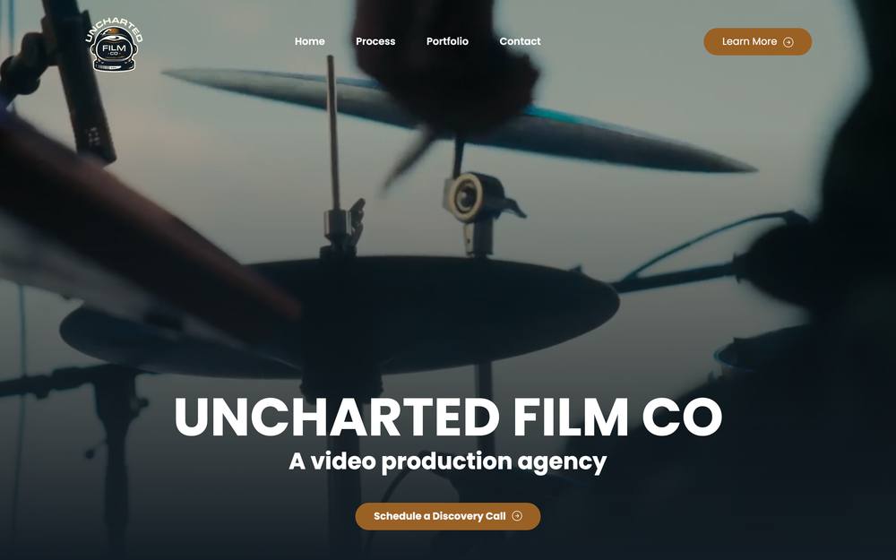 Uncharted Film Co. website preview