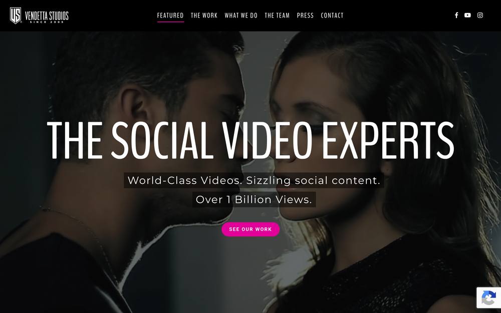 VENDETTA STUDIOS® website preview