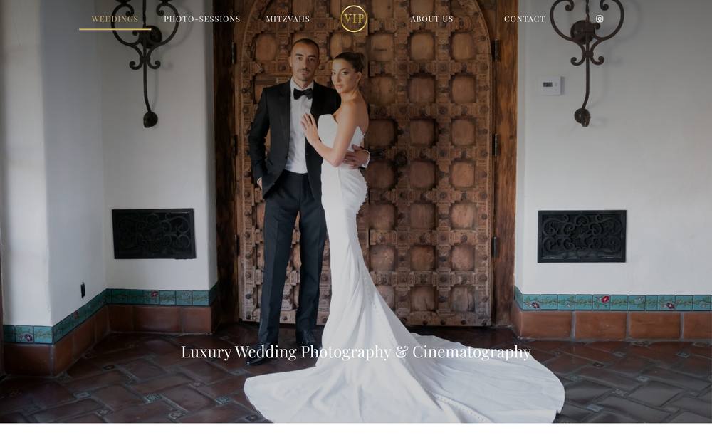 VIP Productions LA Inc. website preview
