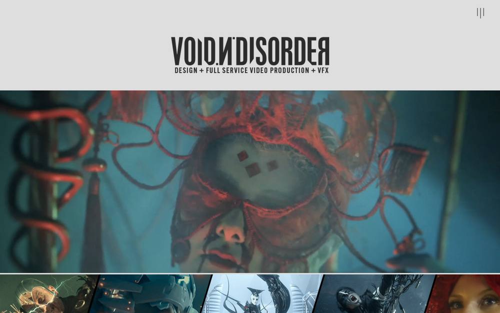 Void N' Disorder website preview