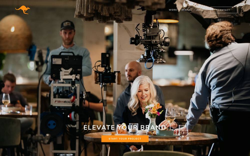 Wallaby Film Production website preview