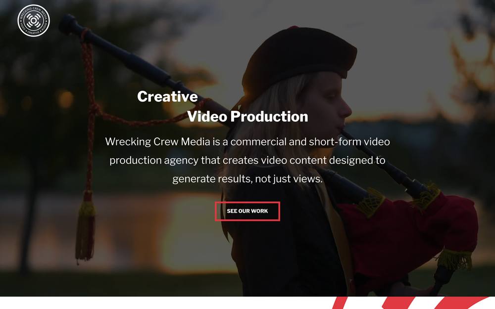 Wrecking Crew Media website preview