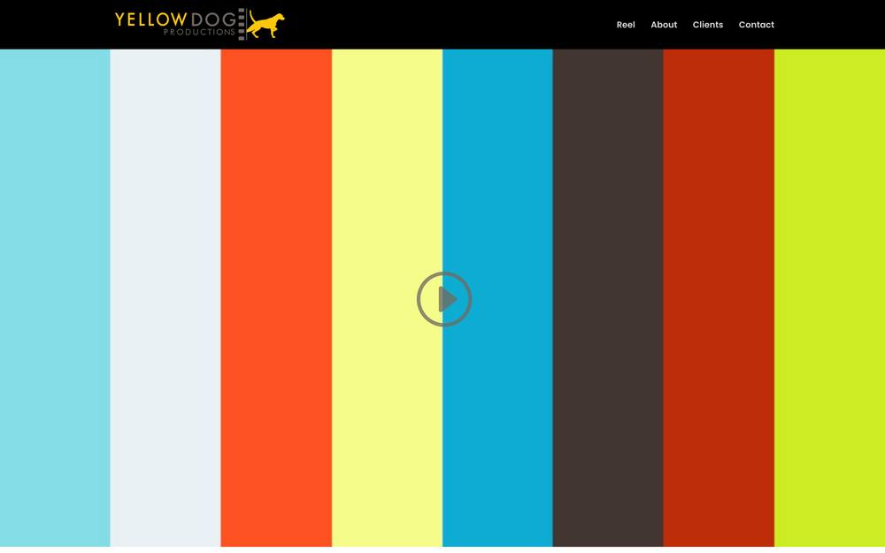 Yellow Dog Productions website preview