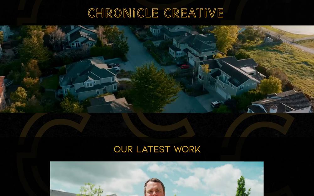 Zenith Visuals website preview